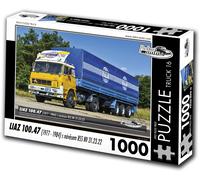 Puzzle auto d’epoca camion Liaz 100.47 con semirimorchio BSS NV 31.23.22 (1977-1984) - 1000 pezzi