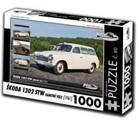 Puzzle auto d’epoca Škoda 1202 STW ambulanza 1000 pezzi