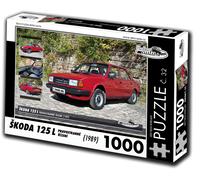 Puzzle Auto d’epoca Škoda 125 L guida a destra (1989) - 1000 pezzi