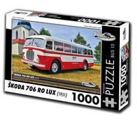 Puzzle Auto d'Epoca Škoda 706 RO Lux 1951 1000 pezzi