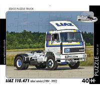 Puzzle auto retrò Camion Liaz 110.471 trattore per semirimorchi 40 pezzi