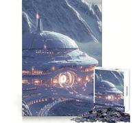 Puzzle "Avamposto Galattico Alpino" da 1000 pezzi per adolescenti, stimolante cognitivo, per un'esperienza rilassante e di qualità, ideale per il Natale (38x26cm)