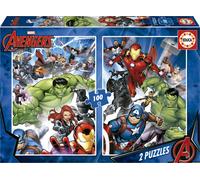 Educa - Puzzle di cartone con 100 pezzi per bambini | Avengers. Misura: 40 x 28 cm. A partire dai 8 anni (19679)