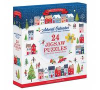 Puzzle - Avvento - Città Di Natale - 24 Puzzle Da 50 Pezzi