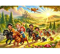 Puzzle Avventura nel Bosco 100 Pezzi