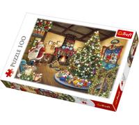 Puzzle Babbo Natale vicino all'albero di Natale 100 pezzi