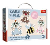 Puzzle Baby Classic Amicizia bebè - BOBAŠKI I MIŚ (Trefl)