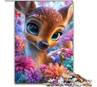 Puzzle Baby Deer per adulti e adolescenti, gioco stimolante, ideale come regalo per tutta la famiglia (50x75cm)