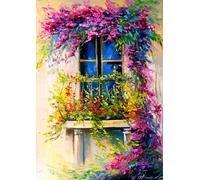 Puzzle Fiorito Balcone 1000 Pezzi
