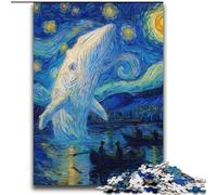 Puzzle "Balene nel cielo stellato" da 2000 pezzi per adolescenti, dai 14 anni in su, giochi divertenti, attività divertenti a casa, regali di compleanno, regali da viaggio (70x100cm)