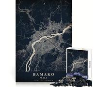 Puzzle Bamako Mali da 1000 pezzi per adulti, ideale per allenare la mente, rilassare e divertirsi, con taglio uniforme, regalo di Natale (38x52cm)