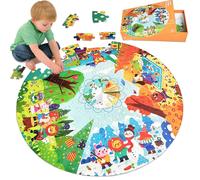 Puzzle Bambini 3 4 5 6 Anni 88 Pezzi Puzzle da Pavimento Quattro Stagioni
