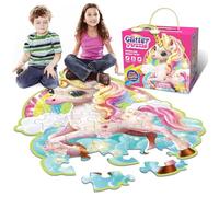 Puzzle Bambini, 45 Pezzi Puzzle da Pavimento Unicorno, Unicorno Puzzle, Grande Puzzle da Pavimento, Giocattolo Educativo Prescolare, Montessori Puzzle Regalo gioco educativo per lo sviluppo cognitivo