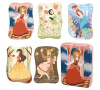 Puzzle Bambini, 5 In 1 Puzzle In Legno per Bambini, Giochi Bambinis Puzzles, Puzzles Bambine 2 3 4 5 Anni, Adatto A Bambinis E Bambine Di 3, 4 E 5 Anni/A