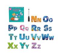 Puzzle Bambino Giocattolo educativo - Gioco educativo Lettere e alfabeto per apprendimento prescolare, riconoscimento dei cartoni animati 3-6 anni, libero ragazzi ragazze casa scuola