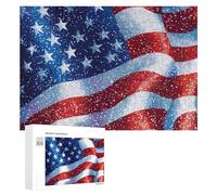 Puzzle bandiera degli Stati Uniti per adulti attività familiari giochi decorazione casa puzzle 300 PCS
