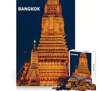 Puzzle Bangkok per adulti, 1000 pezzi, stimola la mente, offre un momento di relax, presenta bordi precisi ed è un regalo premuroso (38x52cm)