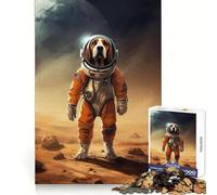 Puzzle Beagle Mars da 1000 pezzi per adolescenti: pensa che il tempo dell'allenamento sia ben speso Bordi definiti Regalo festivo (50x75cm)
