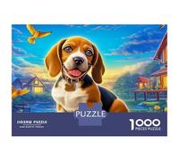 Puzzle Beagle Premium Paper da 1000 pezzi, progettato per adulti, puzzle di città di racconti per adolescenti, educativo e divertente, ottimo regalo per riunioni 38x26 cm/1000 pezzi