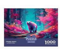 Puzzle Bear Da 1000 Pezzi, Puzzle Fantasy Forest Adulti, Gioco Diabilità Impossibile Giochi Rilassamento E Intelligenza Regalo Per Amore E Amico 70x50cm/1000pcs
