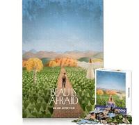 Puzzle "Beau ha paura" da 1000 pezzi per adolescenti, allenamento mentale, rilassante, divertente, taglio uniforme, pensato per Natale (50x75cm)