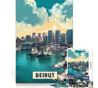 Puzzle Beirut da 1000 pezzi per adolescenti, stimola la logica, rilassa la mente, divertente e sicuro da assemblare Ottimo regalo (38x52cm)