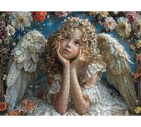 Puzzle bellezza Angelo - Puzzle 5000 Pezzi per Adulti - Puzzles Giochi Rilassamento - Bene Confezionamento in Scatola - Stampa ad Alta Definizione Colori Brillanti - Puzzles Legno Impegnativi s7h-613