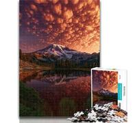 Puzzle Bellissimi puzzle di fiume di montagna da 1000 pezzi per adolescenti, giocattolo educativo intellettuale decomprimente, regali di Babbo Natale segreto 75x50cm