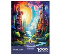 Puzzle Bellissimo paese delle meraviglie Artee Jigsaw Family Game Idea Regalo Per Bambini Fantasia Divertimento Gioco 1000Pcs Classici Idea Regalo Per Lei O Lui 70x50cm/1000pcs