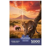 Puzzle Bengal 1000 Pezzi in Cartone Per Adulti E Ragazzi Educativo Impegnativo Puzzles Bengal Savannah Idea Regalo 70x50cm/1000pcs