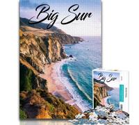 Puzzle Big Sur da 1000 pezzi per adulti, difficile da completare ma divertente e umoristico gioco educativo per compleanni 75x50cm