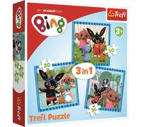 Trefl puzzle Bing: divertimento con gli amici 3 in 1