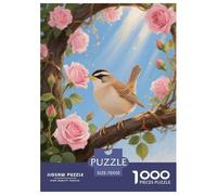 Puzzle Bird 1000 Pezzi Per Adulti, Puzzles Con Rose Archway, Difficile Sfida, Regalo Per Adulti E Ragazzi 70x50cm/1000pcs