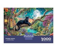 Puzzle Black Panther on Tree Branch Jigsaw Puzzles 1000 Pezzi - Familiare Gioco, Aziendale Festa, Amici E Amore Per Regalo 38x26cm/1000pcs