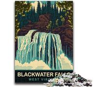 Puzzle Blackwater Falls da 1000 pezzi per adolescenti, adatto a bambini dai 14 anni in su Divertimento in famiglia È ideale come regalo per tutta la famiglia 1000 pezzi (50x75cm)
