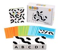 Puzzle Block, Block Puzzle Game - PUBLE INTERACTIVE DIVERTENTE CONTENUTO,Giocattolo di apprendimento d'azione, giocattoli per la costruzione sensoriale per ragazza, ragazzo, uso domestico
