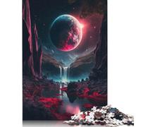 Puzzle "Blood Moon Rising" per adulti e adolescenti, 1500 pezzi, puzzle per adulti, puzzle per la casa, giocattoli, 1500 pezzi (85x57 cm)