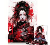 Puzzle Blood Samurai per adolescenti, 1000 pezzi, stimolazione cerebrale, relax, taglio di alta qualità, regalo perfetto (38x26cm)