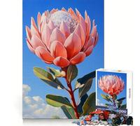 Puzzle Bloom in Protea da 1000 pezzi per adolescenti, stimolante per la mente, rilassante e divertente, con taglio netto e allegro, regalo (38x26cm)