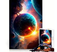 Puzzle Blue Planet per adulti da 1000 pezzi, stimolante per lo sviluppo delle capacità cognitive, rilassante e divertente, con chiusura a scatto, ideale come regalo di Natale (38x52cm)