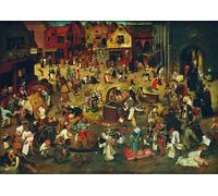 Puzzle Bluebird La Lotta tra Carnevale e Quaresima 1000 Pezzi