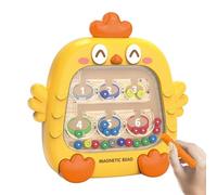 Puzzle Board con design a forma di pollo - Gioco da tavolo labirinto magnetico 14,5x14 cm, struttura resistente | Gioco di attività motoria fine con facilità, labirinto magnetico per ragazzi e ragazze