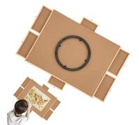 Puzzle Board with Rotating Function for, Large Rotating Puzzle Tray with Dividers, Best Rotating Puzzle Board for Large Puzzles, Rotating Puzzle Storage and Assembly Board, Puzzle Board