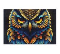 Puzzle boho gufo per adulti, 500 pezzi, puzzle da gioco, regali, puzzle unico per adulti, giocattolo familiare, opere d'arte, 50,5 x 37,8 cm