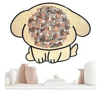 Puzzle Bois Animal - Cadre Chien Coloré, Jeu Correspondance Ludique, Apprentissage Couleurs Formes | Idéal Âge Préscolaire Garçons Filles Développement Motricité Observation Créativité Éducati