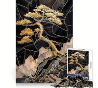 Puzzle Bonsai Kintsugi per adolescenti, 1000 pezzi, sviluppo della destrezza mentale, relax e piacere, taglio di alta qualità, regalo divertente (38x26cm)