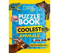 Puzzle Book Coolest Animals: Brain-tickling quizzes, sudokus, crosswords and wordsearches
