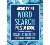 Puzzle Book Pub Large Print Word Search Puzzle Book Includes 93 Fun (Tascabile)