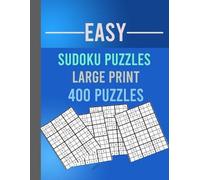 Puzzle Book Sudoku Large Pr Easy Sudoku Puzzles Large Print 400 Puzz (Tascabile)