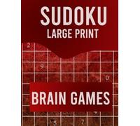 Puzzle Book Sudoku Large Print Sudoku Large Print Brain Games (Tascabile)